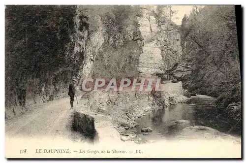 Ansichtskarte AK Le Dauphine Les Gorges de la Bourne