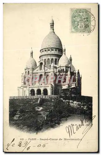 Cartes postales Paris Sacre Coeur de Montmartre