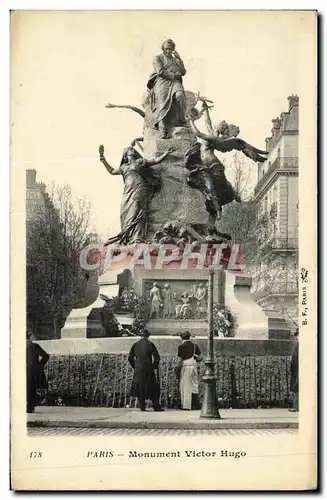 Cartes postales Paris Monument Victor Hugo