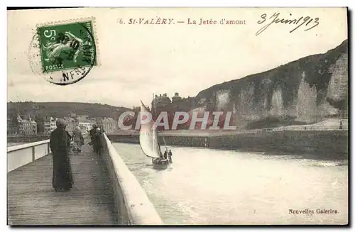 Cartes postales Saint Valery La Jetee d amont