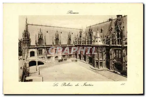 Cartes postales Rouen Le Palais de Justice