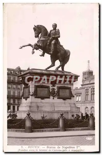 Ansichtskarte AK Rouen Statue de Napoleon l er fondue avec les canons de la bataille d Austerlitz