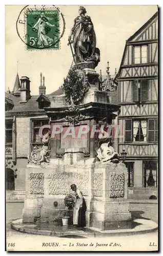 Cartes postales Rouen La Statue de Jeanne d Arc