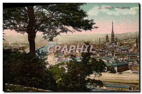 Cartes postales Rouen Vue generale