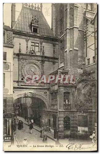 Cartes postales Rouen La Grosse Horloge