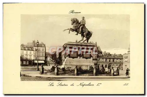 Cartes postales Rouen La Statue de Napoleon l er