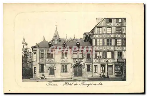 Cartes postales Rouen Hotel de Bourgtheroulde