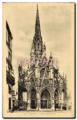 Cartes postales Rouen Eglise Saint Maclou