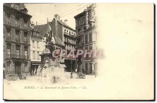 Cartes postales Rouen Le Monument de Jeunne d Arc