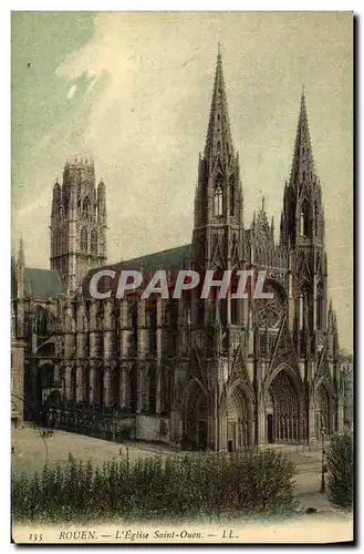 Cartes postales Rouen L Eglise Saint Ouen