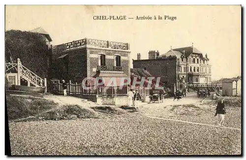 Cartes postales Criel Plage Arrivee a la Plage