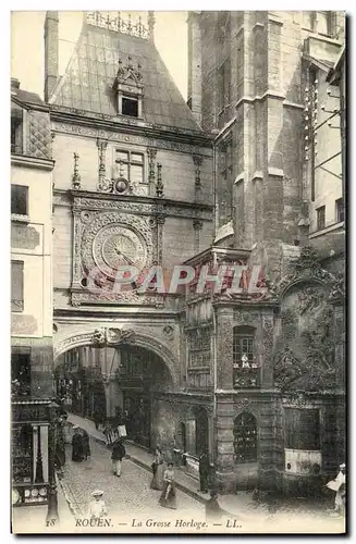 Cartes postales Rouen La Grosse Horloge