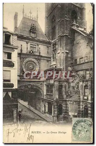 Cartes postales Rouen La Grosse Horloge