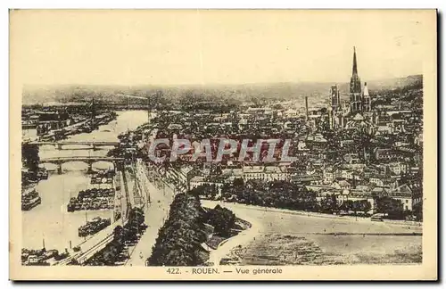 Cartes postales Rouen Vue generale