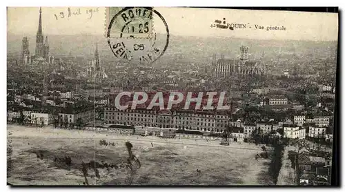 Cartes postales Rouen Vue generale