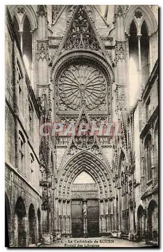 Ansichtskarte AK La Cathedrale de Rouen Portail des Libraires