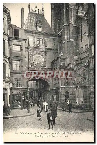 Cartes postales Rouen La Grosse Horloge