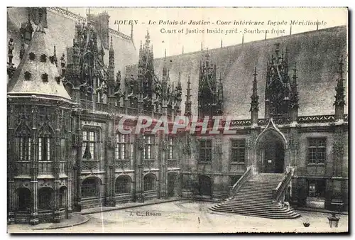 Cartes postales Rouen Le Palais de Justice