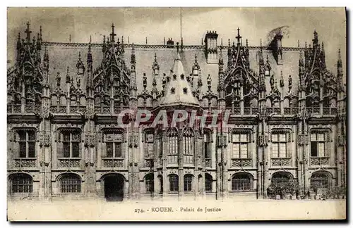 Cartes postales Rouen Le Palais de Justice