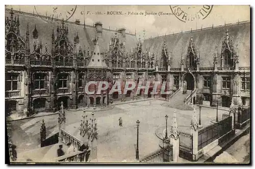 Cartes postales Rouen Palais de Justice