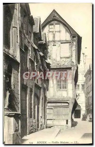 Ansichtskarte AK Rouen Vieilles Maisons