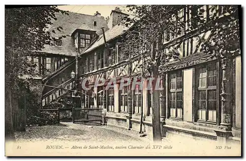 Cartes postales Rouen Aitres De Saint Maclou Ancien Charnier du 16eme