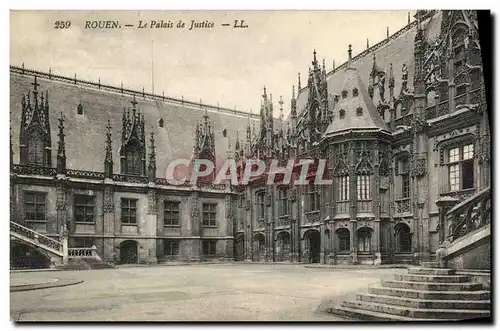 Cartes postales Rouen Le Palais De Justice