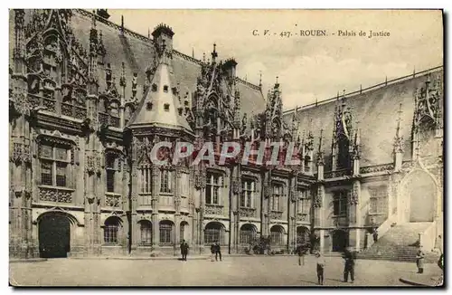 Cartes postales Rouen Palais de Justice