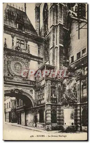 Cartes postales Rouen La Grosse Horloge