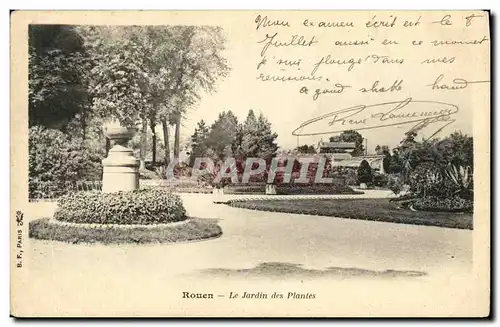 Cartes postales Rouen Le Jardin Des Plantes