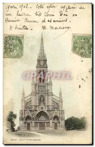 Cartes postales Rouen Eglise de Bonsecours