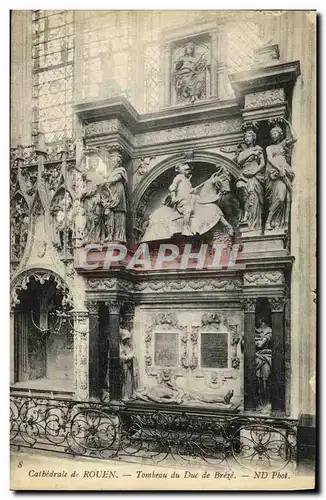 Ansichtskarte AK Rouen Cathedrale Tombeau du Duc De Breze