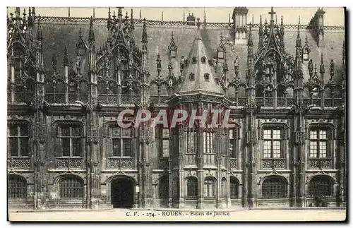 Cartes postales Rouen Palais de Justice