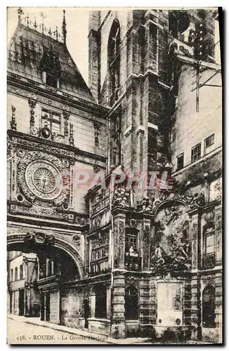 Cartes postales Rouen La grosse horloge