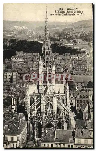 Ansichtskarte AK Rouen L Eglise Saint Maclou Vue De La Cathedrale