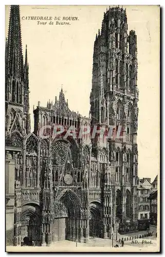 Ansichtskarte AK Rouen Cathedrale De Tour de Beurre