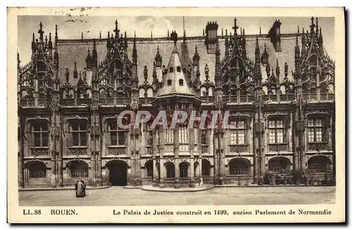 Ansichtskarte AK Rouen Le Palais du Justice Construit en 1499 Ancien parlement de Normandie