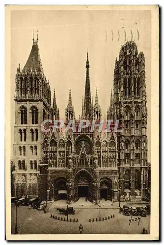 Ansichtskarte AK Rouen La Cathedrale Notre Dame