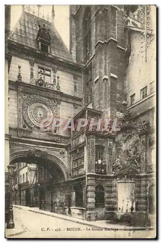 Cartes postales Rouen La Grosse Horloge