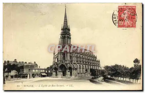 Cartes postales Rouen L Eglise de Bon Secours