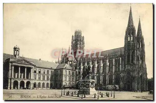 Cartes postales Rouen L Eglise Saint Ouen