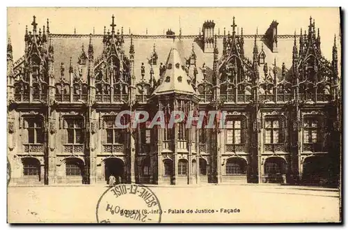 Cartes postales Rouen Palae de Justice Facade