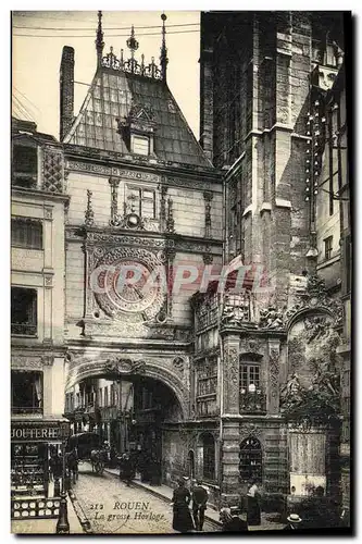 Cartes postales Rouen La Grosse Horloge