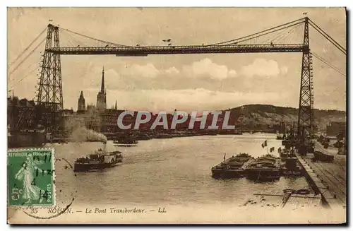 Cartes postales Rouen Le Pont Transbordeur