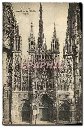 Cartes postales Rouen cathedrale de Rouen