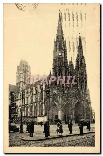 Cartes postales Rouen Eglise St Ouen Ensemble