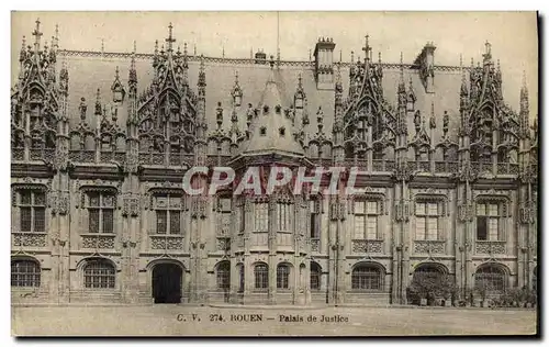 Cartes postales Rouen Palais de Justice