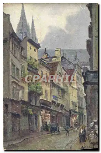 Cartes postales Rouen Rue des boucheries Sasint ouen