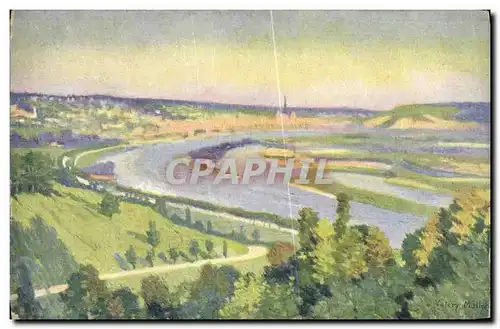 Cartes postales Rouen vu de Canteleu carte toilee