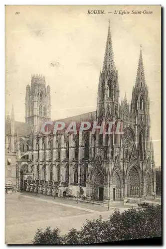 Cartes postales Rouen L Eglise Saint Ouen